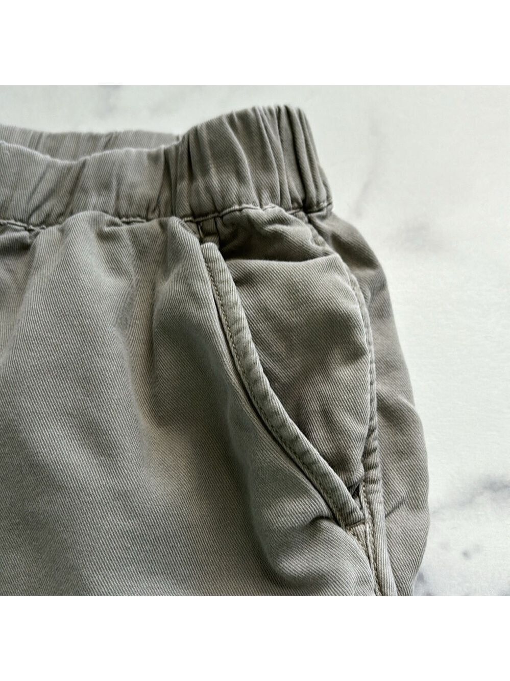 Madewell Women's Pull-On Shorts Light Olive Green Size XS - Picture 5 of 10